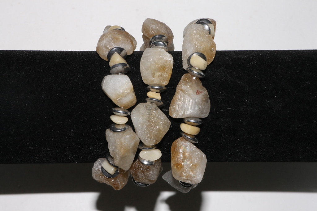 Rough Stone Bracelet Citrine