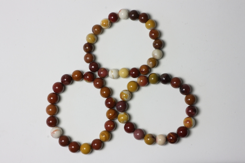 Mookaite Ball Bracelet 10 mm