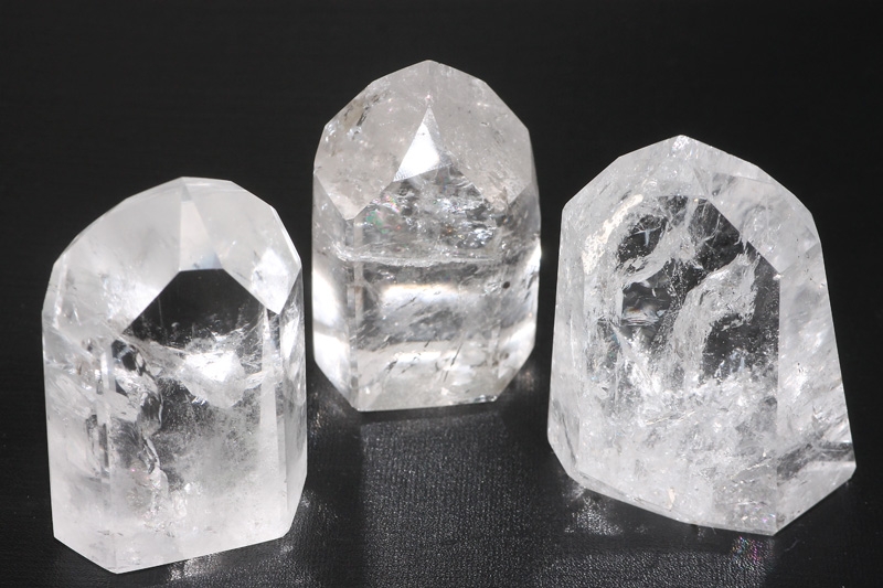 Rock crystal points, pol. A 130-160gr