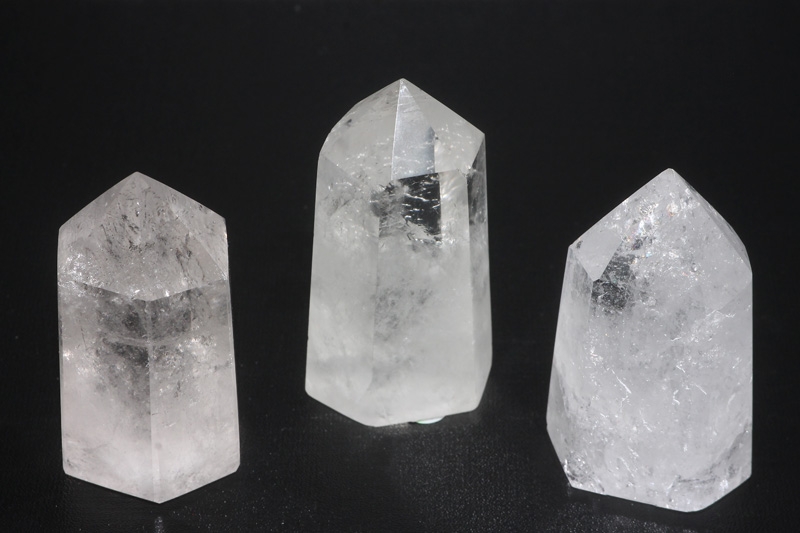 Rock crystal points, pol. B 80-100gr