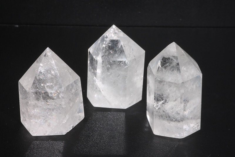 Rock crystal points, pol. B 130-160gr