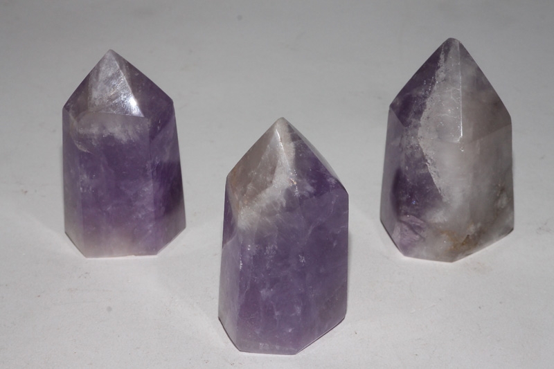 Amethyst points B pol. Madag. 100-150gr