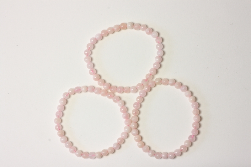 Morganite Ball Bracelet 6 mm