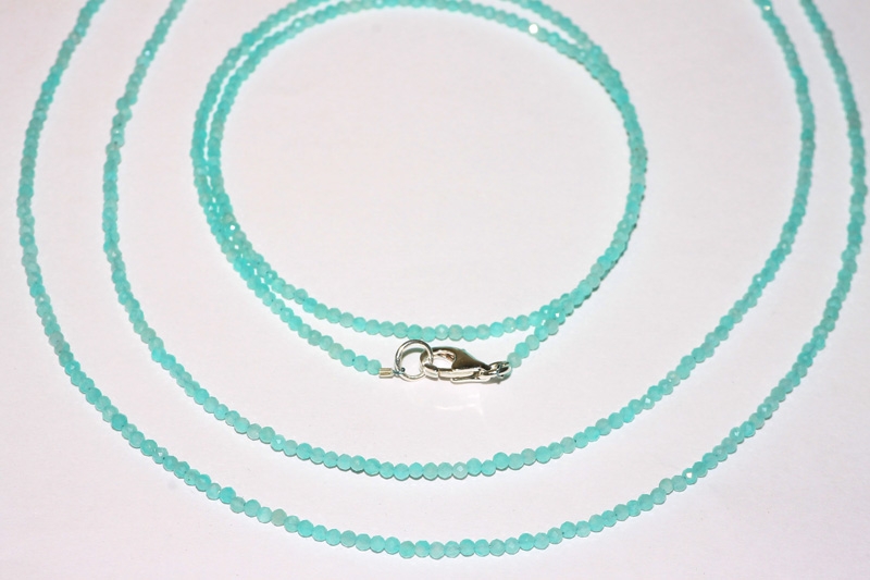 Amazonite ball chain fac. approx. 2mm/45cm