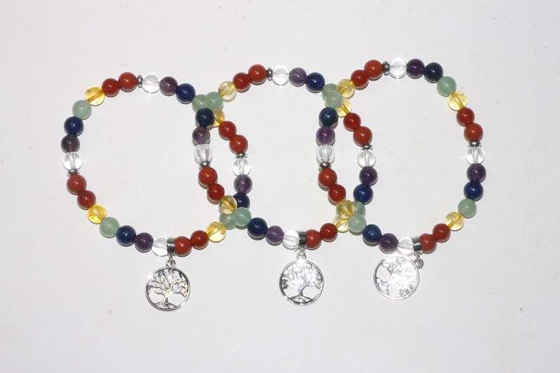 Chakra Kugelarmband Baum des Lebens