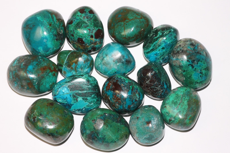 0,5kg Chrysocolla tumbled stones, Peru