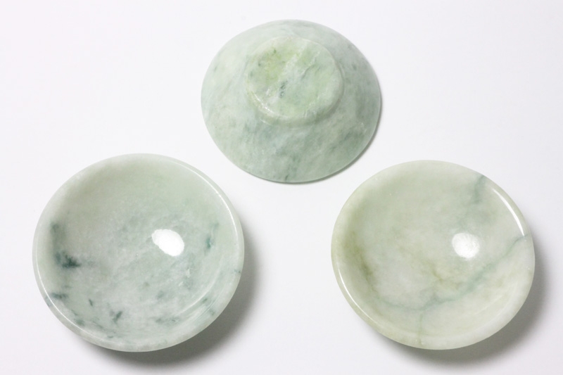 Jade-Schale (Jadeit) ca.54x17mm