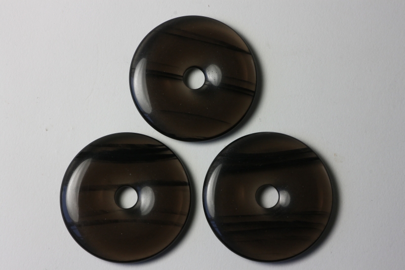 3erSet Lamellenobsidian 50mm Donuts