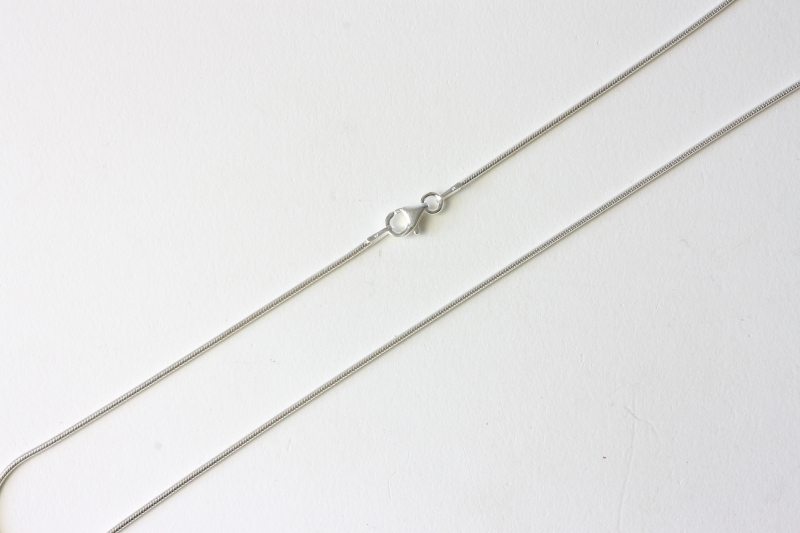 5pcs. silver chain / Sterling-silver 40cm