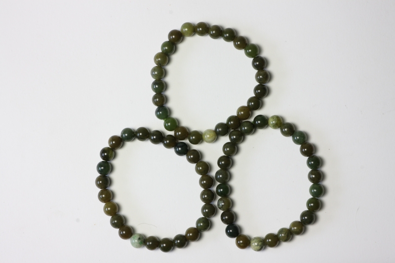 Kanada-Jade Kugelarmband 8mm