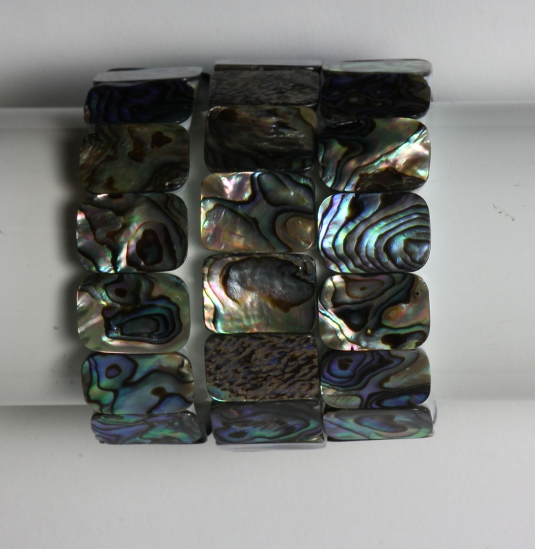 Paua Shell Bracelet “Rectangle”