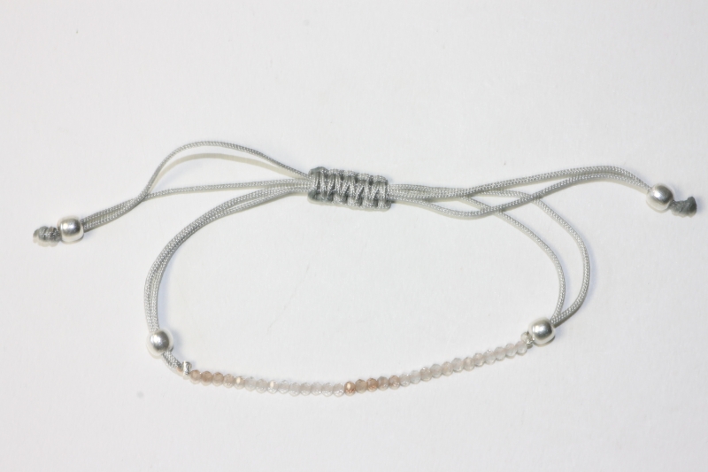 Imperial-Topas Pullstring-Armband fac. ca.2mm/6+21cm