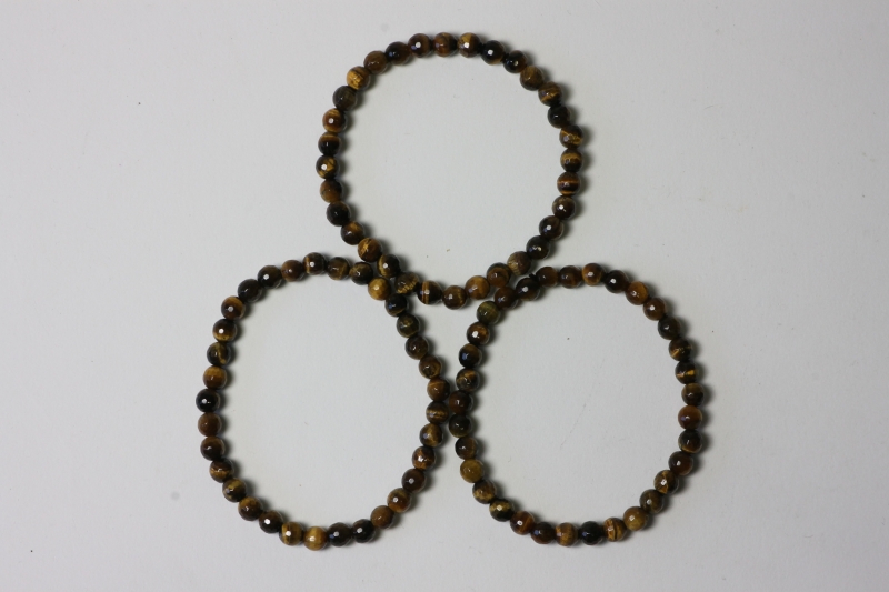 Tiger eye ball bracelet fac. 6mm