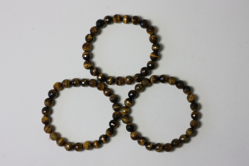 Tiger eye ball bracelet fac. 8mm