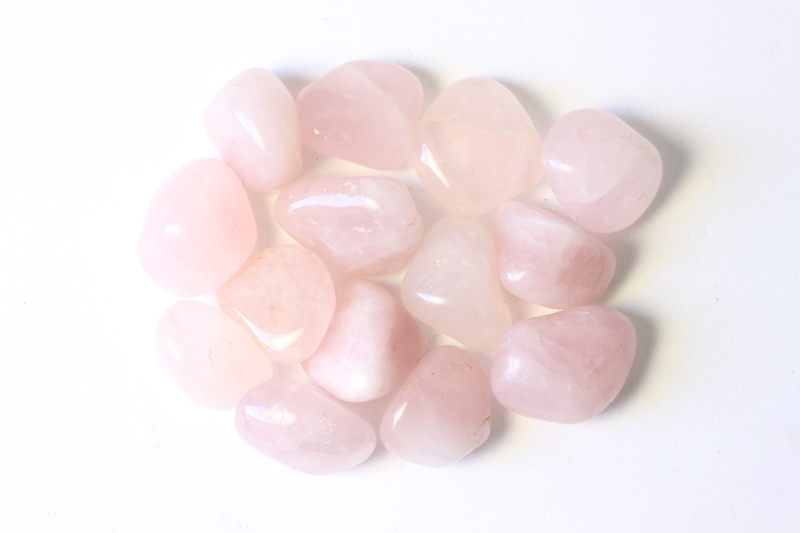 0.5kg rose quartz tumbled stones, Brazil