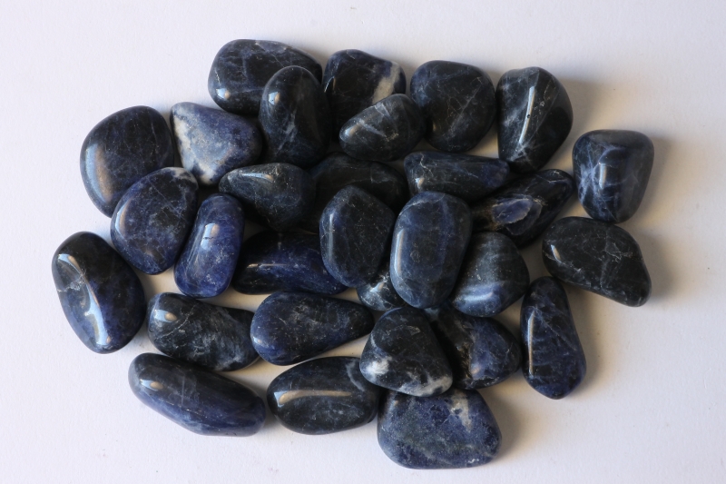 0.5kg sodalite tumbled stones, Brazil