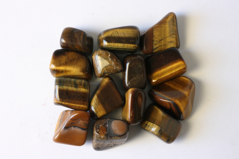 0.5kg tiger eye gold tumbled stones, South Africa