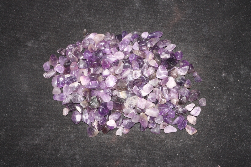 1kg Amethyst Tumbled Stone Chips A