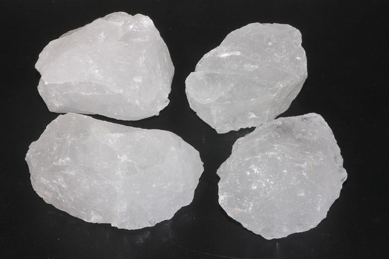 5kg bag Rock crystal raw stones 0.3-0.6kg/piece