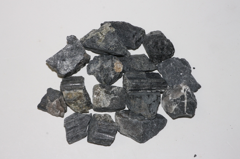 5kg bag black Tourmaline rough 20-30mm India