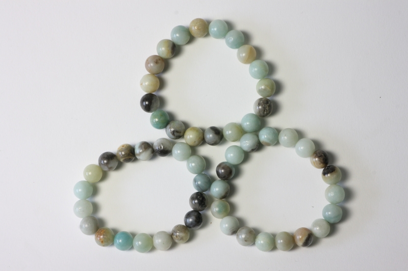 Amazonite China Ball Bracelet 10 mm