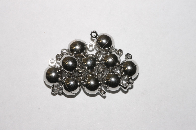 10pcs. Magnetic clasp ball 8mm