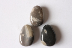 Set of 5 Flinstein UK tumbled stone drilled