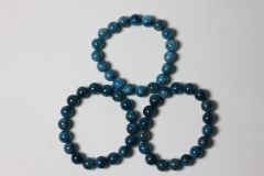 Apatite blue Ball Bracelet 10 mm