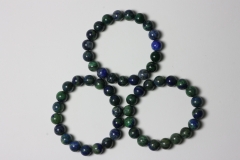 Azurite Chrysocolla Ball Bracelet 10 mm