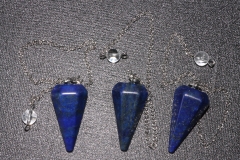 3erSet Pendel hexagonal Lapis