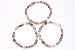 Botswana Agate Ball Bracelet 6 mm