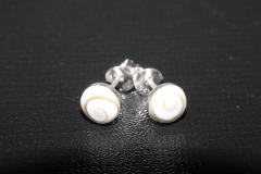 Operculum earsticks Sterling-silver round approx. 6mm