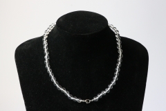 Ball chain 8mm/50cm rock crystal