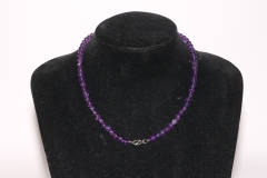 Kugelkette 6mm/45cm Amethyst