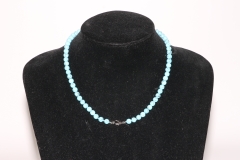 Ball chain 6mm/45cm turquoise rec.
