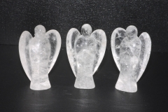 Angel engraved 7.5cm rock crystal