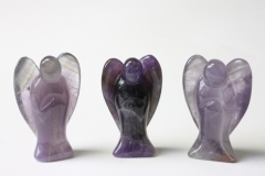 Angel engraved 5cm amethyst