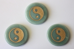 Pocket stone aventurine YinYang