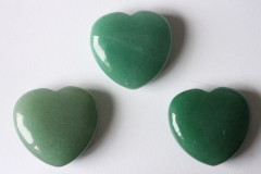 Heart hand flatterer aventurine