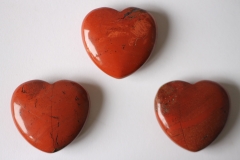 Heart hand flatterer red jasper