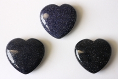 Heart hand flatterer blue sandstone synthetic