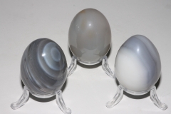 Gemstone eggs agate 38x50mm