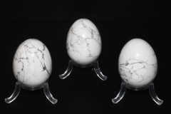 Gemstone eggs magnesite 38x50mm
