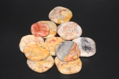 0.5kg Crazy-Lace agate pocket stones