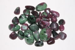 50g Ruby-zoisite tumbled stones hand-polished