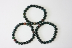 Bloodstone Ball Bracelet 8 mm