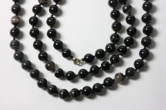 Strip agate ball chain 10mm/50cm