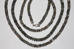 Labradorite chain button fac. approx. 6-7mm/45cm