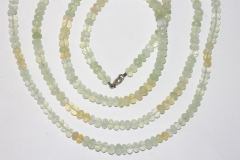 Prehnite chain button fac. approx. 6-7mm/45cm