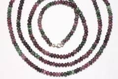 Ruby-Zoisite button chain approx. 5mm/45cm